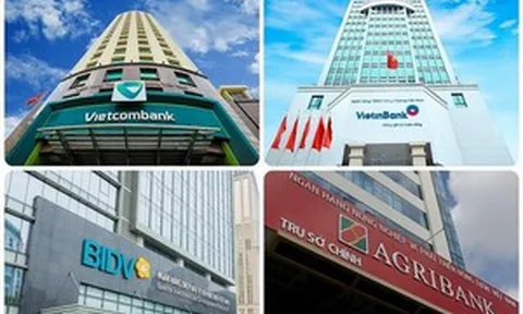 Nhóm Big 4 lãi gần 93.000 tỷ đồng: Vietcombank dẫn đầu, BIDV và Agribank bám nhau sát nút