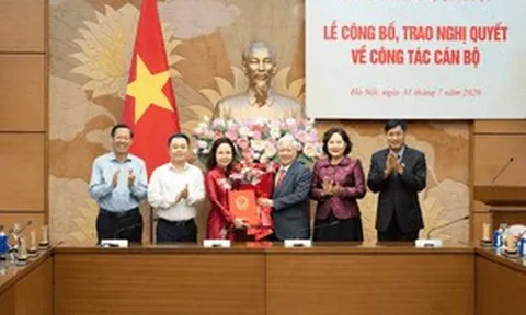 Bổ nhiệm Vụ trưởng Vụ Tín dụng NHNN làm Trợ lý Phó Chủ tịch Quốc hội Nguyễn Thị Hồng