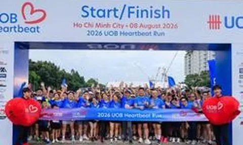 Giải chạy bộ UOB Heartbeat Run 2026 gây quỹ hơn 950 triệu đồng nhằm mở rộng cơ hội học tập số cho trẻ em có hoàn cảnh khó khăn
