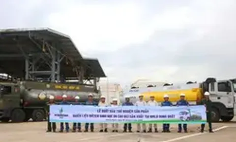 BSR xuất bán lô nhiên liệu Diesel sinh học B5 đầu tiên từ Nhà máy Lọc dầu Dung Quất