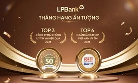 LPBank lập cú đúp thăng hạng, khẳng định vị thế ngân hàng tư nhân hàng đầu