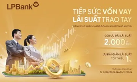 LPBank tung gói tín dụng 2.000 tỷ đồng, giảm lãi suất tối thiểu 1% tiếp sức doanh nghiệp nhỏ và vừa
