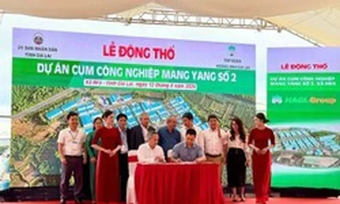 Bầu Đức động thổ cụm công nghiệp 75 ha, tạo hơn 4.500 việc làm, kết nối vùng nguyên liệu Việt Nam-Lào-Campuchia