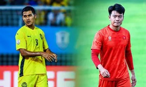 Cuộc chiến thú vị giữa trung vệ tuyển Việt Nam và Malaysia