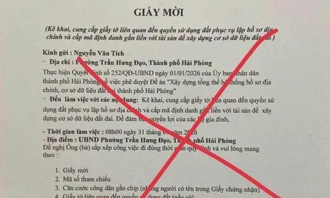 Công an cảnh báo thủ đoạn giả mạo “Giấy mời” về đất đai để lừa cài mã độc, chiếm đoạt tiền