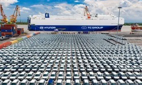 Xe Hyundai sản xuất tại Việt Nam lần đầu xuất khẩu sang Mexico và Australia