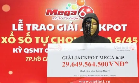 Trúng độc đắc Vietlott gần 30 tỷ khi ngồi uống cà phê, mua vé số dạo