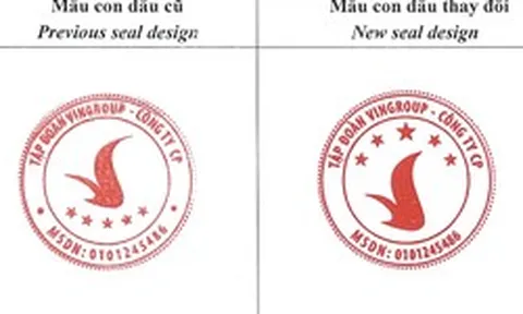 Từ hôm nay, Vingroup chính thức có mẫu con dấu mới