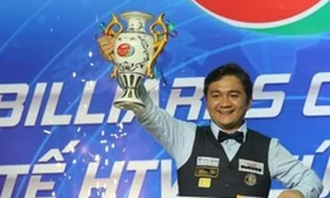 Nhà vô địch World Cup lên ngôi ở giải billiards quốc tế HTV