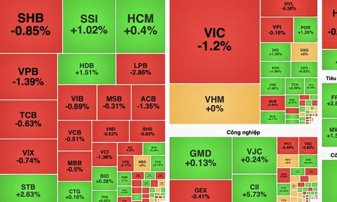 VN-Index giằng co, dòng tiền thận trọng trong phiên 17/8