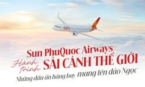 Infographic: Bức tranh về Sun PhuQuoc Airways sau gần 1 năm hoạt động