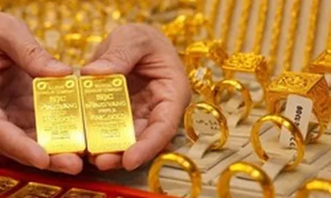 Giá vàng miếng, vàng nhẫn trơn sáng 22/8 tại SJC, DOJI, PNJ, Bảo Tín Minh Châu