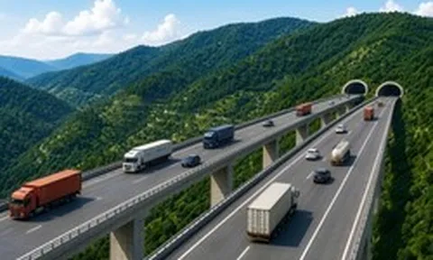 Thông tin mới nhất về tuyến cao tốc hơn 27.000 tỷ có 2 hầm xuyên đèo hiểm trở, xây trụ cầu cao nhất Việt Nam