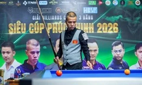 Trần Quyết Chiến bị loại 'sốc' ngay ngày ra quân Siêu cúp billiards