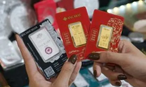 Giá vàng và giá bạc biến động trái chiều