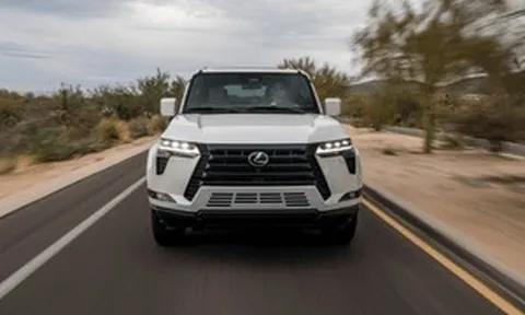 Bản nâng cấp Lexus GX550 lộ diện sớm: Thay lốp chuyên dụng, ngập tràn công nghệ tiện nghi