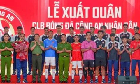 CLB Công An Nhân Dân xuất quân, đặt chỉ tiêu thăng hạng V-League