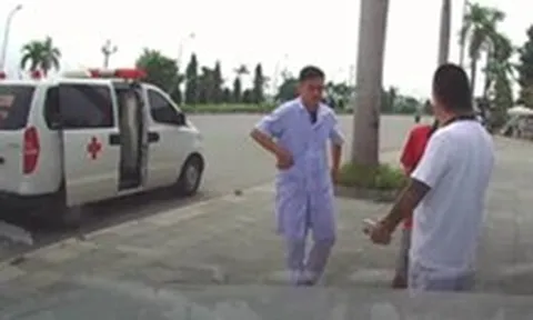Vụ đưa bệnh nhân về nhà 16km trả 9 triệu đồng: Công an   đang xác minh xe cấp cứu từ bên ngoài lấy logo, gắn còi hú của bệnh viện