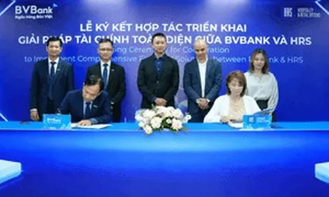 BVBank và HRS ký kết hợp tác triển khai giải pháp tài chính toàn diện cho ngành khách sạn