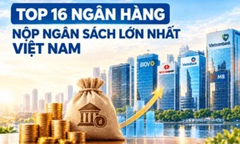 Top 16 ngân hàng nộp ngân sách lớn nhất Việt Nam