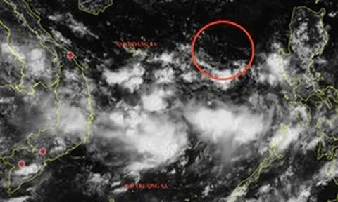 Xuất hiện vùng áp thấp trên Biển Đông