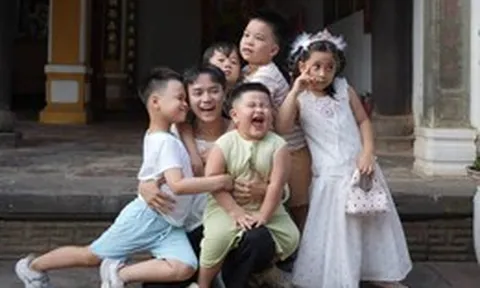 Bùi Công Nam bỗng dưng làm bố của 5 con, đáng yêu và hỗn loạn