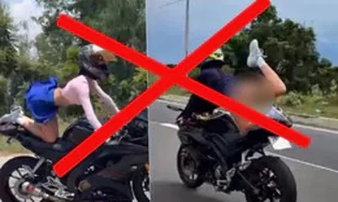 Lai lịch chiếc mô tô phân khối lớn nữ du khách Nga lái biểu diễn phản cảm