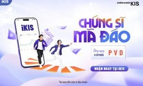 Mở mới tài khoản ký quỹ tại KIS, nhận thưởng 3 cổ phiếu