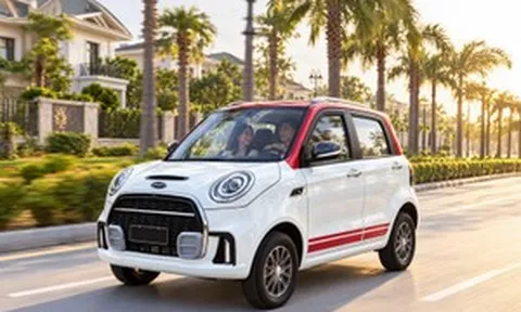 Hãng xe lắp ráp trong nước chuẩn bị ra mắt xe điện 4 cửa: Giá từ 123 triệu đồng, nhỏ gọn, giải bài toán đi chợ đón con