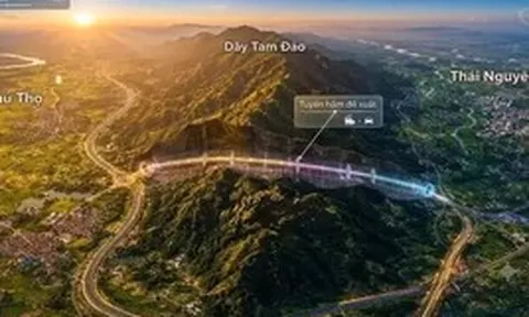 Thái Nguyên ‘chốt’ xây dựng tuyến đường hầm xuyên núi Tam Đảo