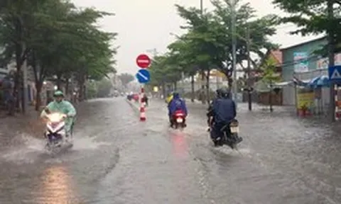 Mưa lớn, một số trường học phường Phan Rang và Ninh Chử cho học sinh nghỉ