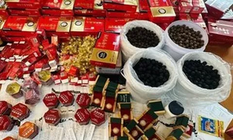 Phá đường dây An Cung phòng chống đột quỵ giá gần 3 triệu đồng/hộp làm từ bột mì và phẩm màu, khởi tố 9 bị can