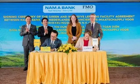 Nam A Bank (NAB) nhận khoản tài trợ 60 triệu USD từ FMO, tiếp tục mở rộng dòng vốn xanh quốc tế