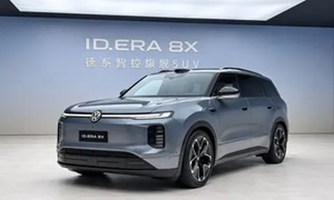 Volkswagen ID.Era 8X lộ diện thực tế: Xe EREV chạy 1.500 km chốt ngày mở bán