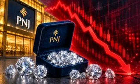 PNJ giảm sàn 4 phiên liên tiếp, một cổ phiếu khác còn “thảm” hơn với chuỗi 9 phiên lau sàn