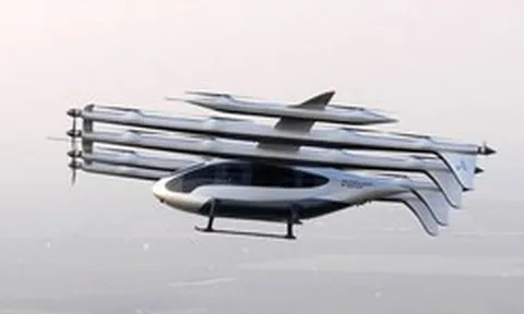 Phát hiện một máy bay sải cánh 20m cất cánh ngay tại láng giềng Việt Nam, sử dụng 20 động cơ nâng để thực hiện một nhiệm vụ quan trọng