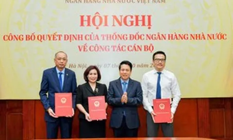 Ngân hàng Nhà nước bổ nhiệm 3 lãnh đạo tại Nhà máy In tiền Quốc gia, Cục Phát hành và Kho quỹ