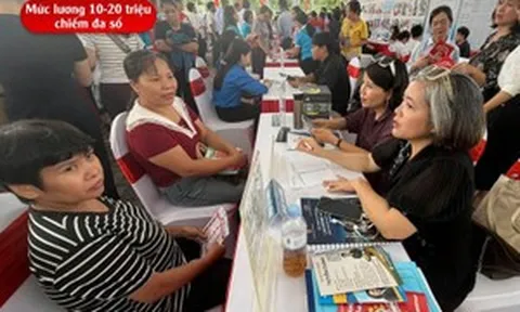 Hơn 1 nửa số doanh nghiệp tại Hà Nội đang trả mức lương từ 10 đến 20 triệu đồng