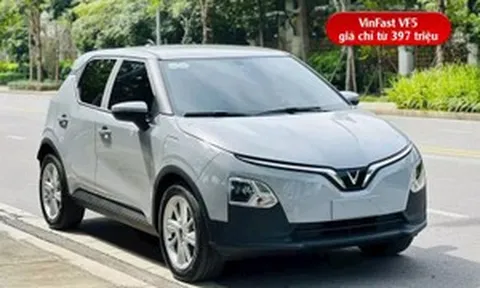 Giá xe VinFast VF 5 chỉ còn 397 triệu đồng