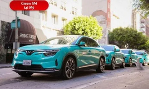 Green SM chính thức mang taxi điện VinFast đổ bộ bờ Tây nước Mỹ
