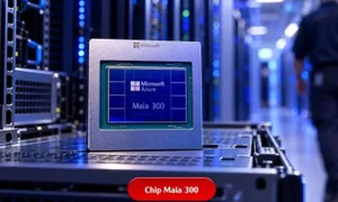 Microsoft ra mắt chip AI Maia 300: Giải mã siêu tốc, tham vọng 'bá chủ đám mây'
