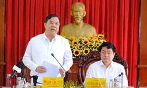 Phó thủ tướng Phạm Gia Túc ủng hộ Tây Ninh phấn đấu lên thành phố trực thuộc Trung ương vào năm 2028