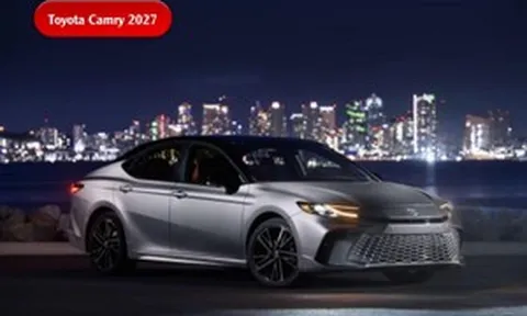 Toyota Camry 2027 chốt giá từ 768 triệu đồng, tiêu hao nhiên liệu chỉ 4,6 lít