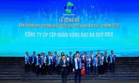 DOJI được vinh danh thương hiệu quốc gia Việt Nam 16 năm liên tiếp