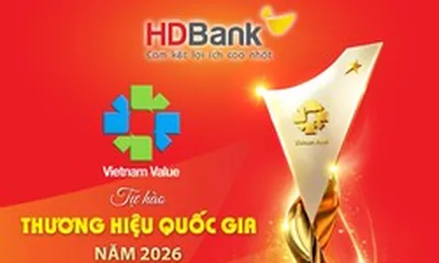 HDBANK tiếp tục khẳng định vị thế Thương hiệu Quốc gia