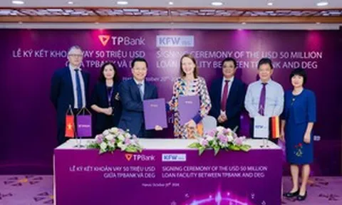 Một ngân hàng vừa ký khoản vay 50 triệu USD với định chế tài chính Đức