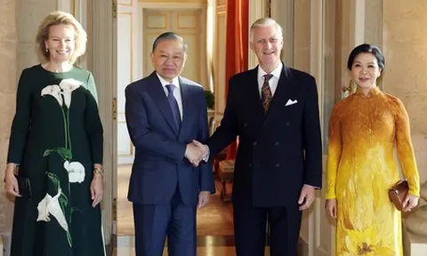 Tổng Bí thư, Chủ tịch nước Tô Lâm gặp Nhà vua Bỉ Philippe