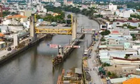 Dự án ngăn triều 10.000 tỉ giúp 20 phường, xã tại TP.HCM giảm ngập khi vận hành