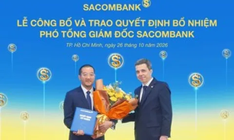 Chân dung tân Phó Tổng Giám đốc SACOMBANK: Là con trai của cố minh tinh màn bạc, từng làm việc tại 5 ngân hàng lớn