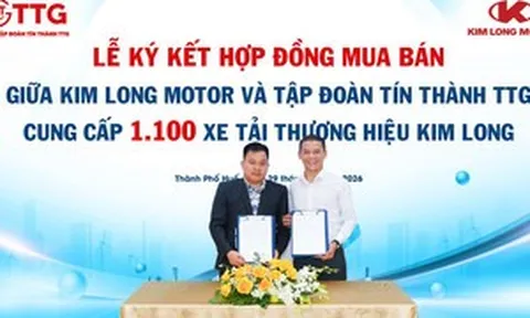 Thương vụ 1.100 xe tải: Cái bắt tay chiến lược giữa Kim Long Motor và Tín Thành TTG